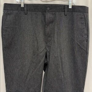 Dockers W40 L32 Gray Classic Fit Flat Front Dress Pants Business Casual